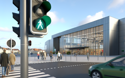 Közúti jelzőlámpa egy bevásárlóközpont bejárójánál – mikor indokolt, és mikor felesleges?